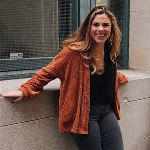 Camel colored cardigan